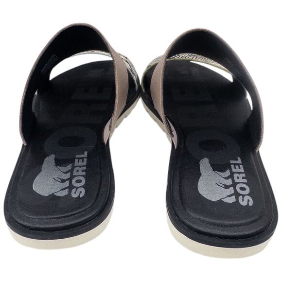 Sorel Women's Ella II Flat Slide Sandals Mauve Vapor Snakeskin 8.5 - Picture 5 of 7